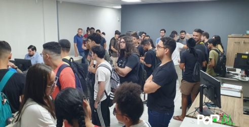 Estudantes de Computação e Mecatrônica da Unima visitam Pop -AL e Fapeal