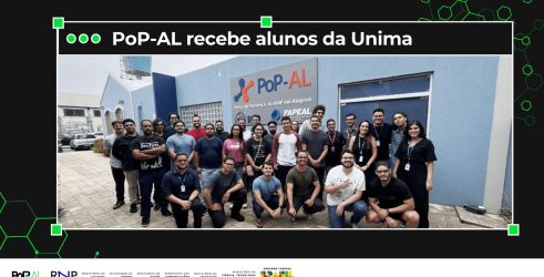 PoP-AL recebe alunos da Unima para visita técnica