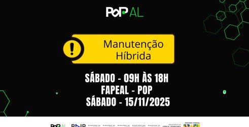 Aviso de Manutenção Programada – PoP-AL