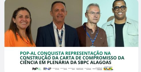 POP-AL conquista representação na construção da Carta de Compromisso da Ciência em plenária da SBPC Alagoas